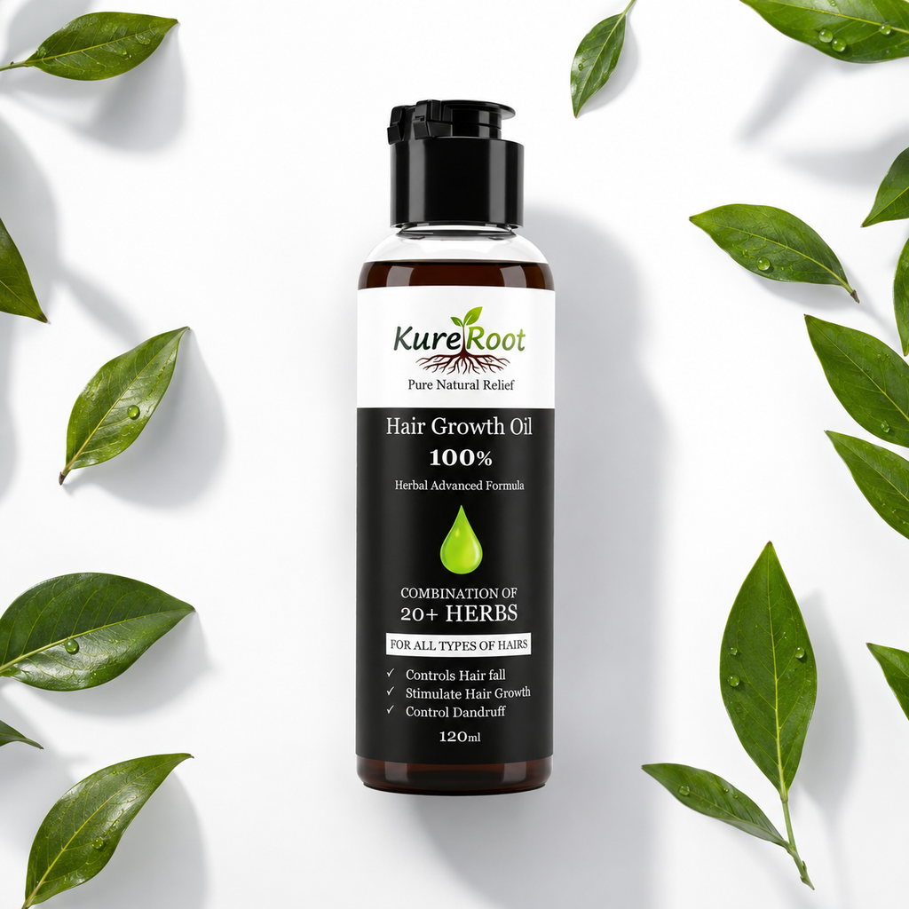 Kure Root Hair Growth Oil - 100% Natural Advance Formula